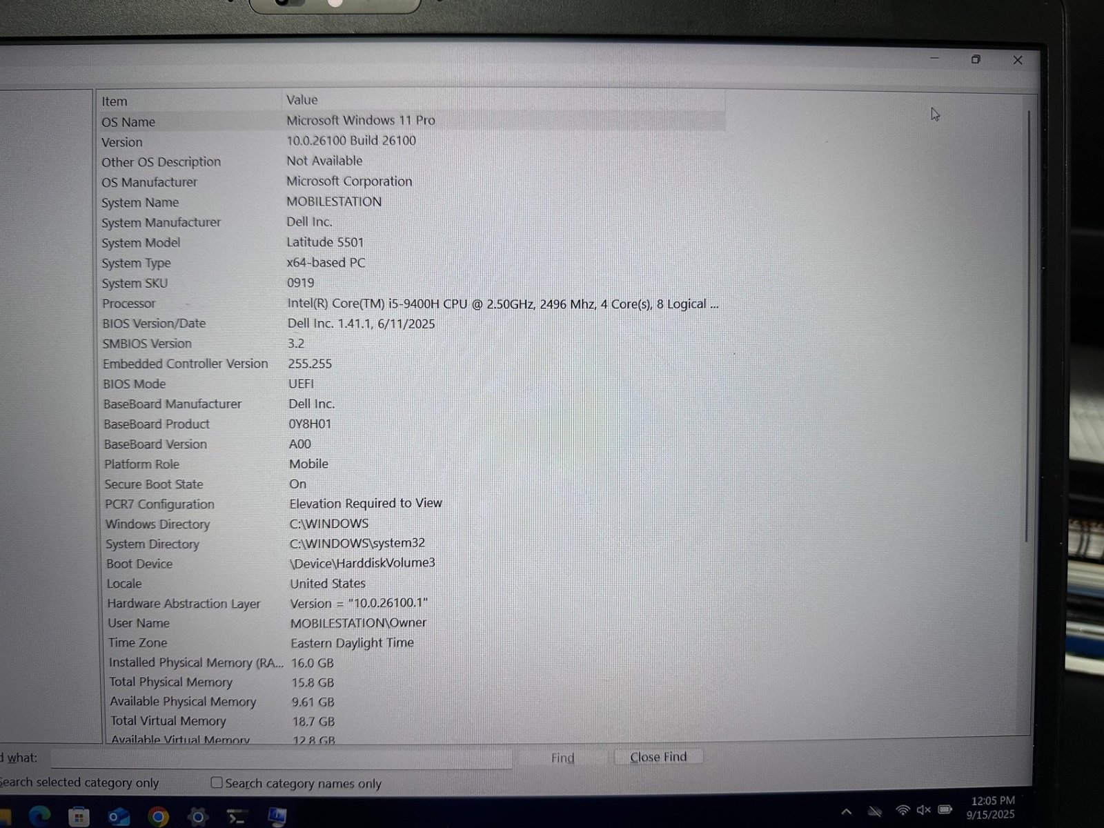 Dell Latitude 5501 | i5 9400H 16gb DDR4, 500gb SSD - Image 3