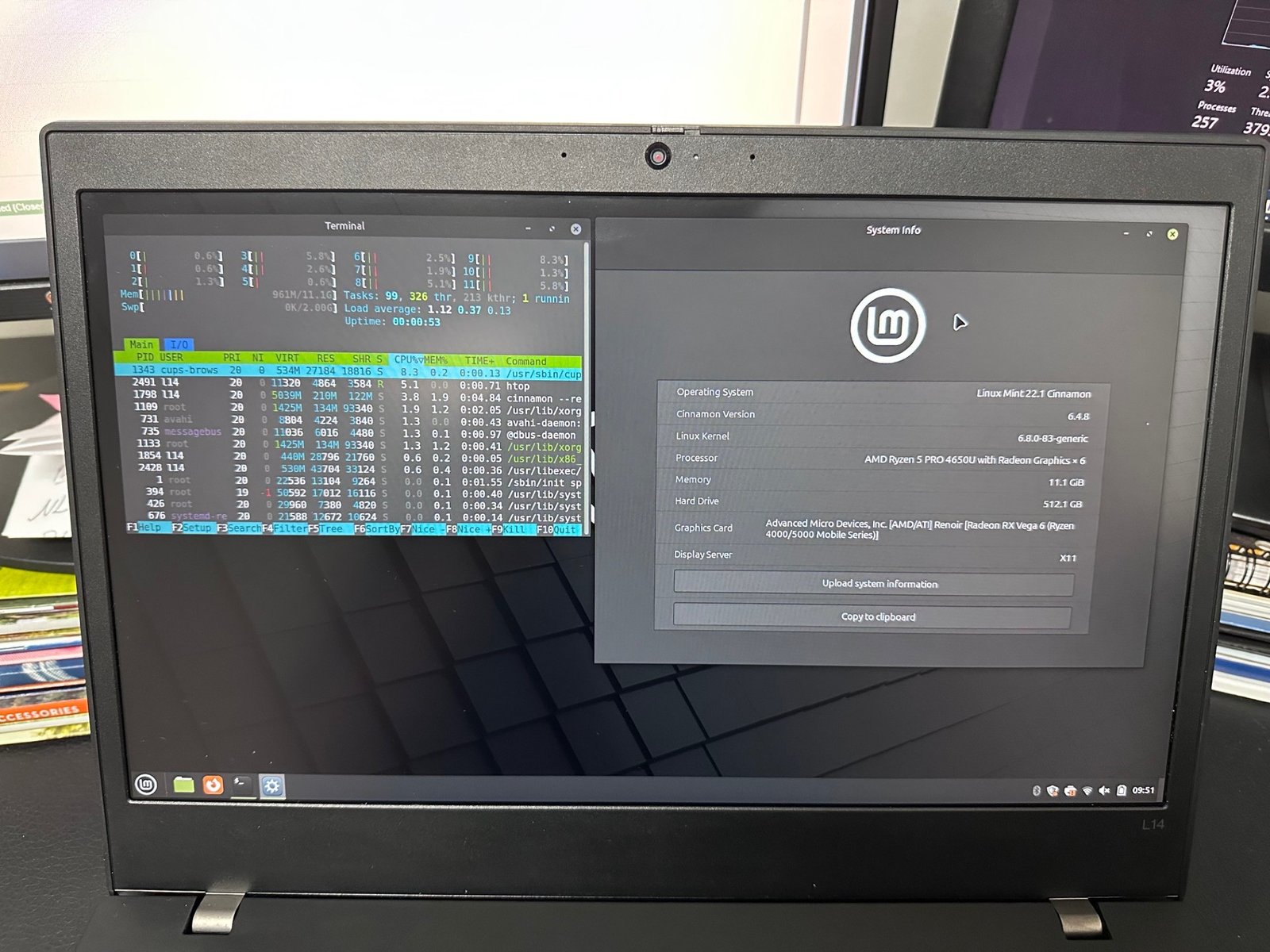 Lenovo Thinkpad L14 - Ryzen 5 PRO 4650U, 12gb DDR4, 512gb NVME - Image 2